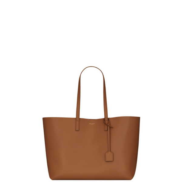 Shopping Saint Laurent in leather