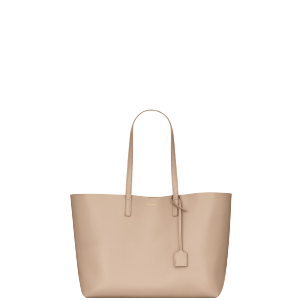 Shopping Saint Laurent in leather