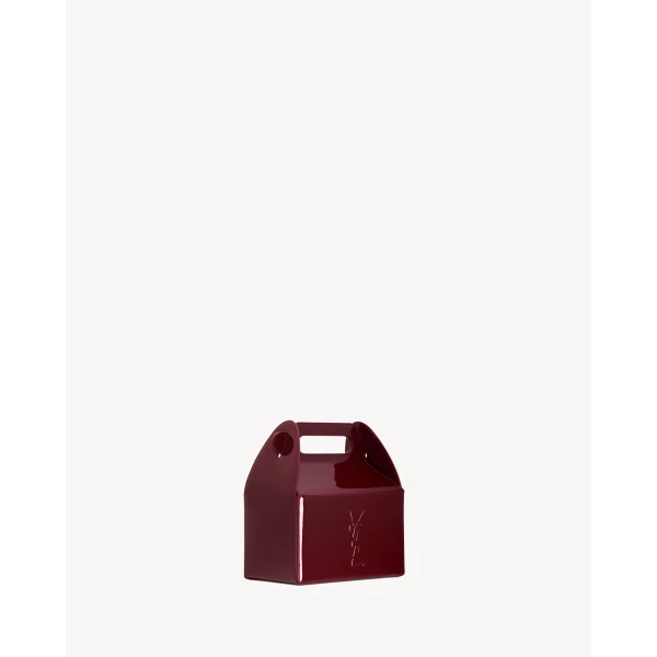Saint Laurent TAKE-AWAY BOX IN LEATHER, view 4