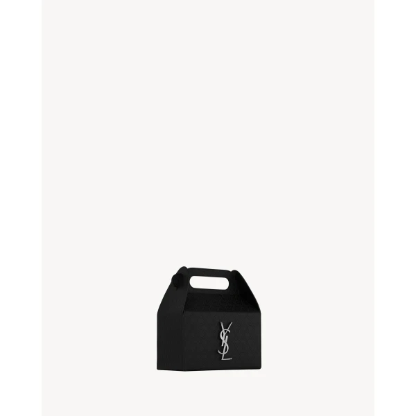 Saint Laurent TAKE-AWAY BOX IN LEATHER, view 4