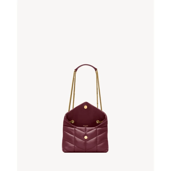 Saint Laurent Toy PUFFER in lambskin, view 4