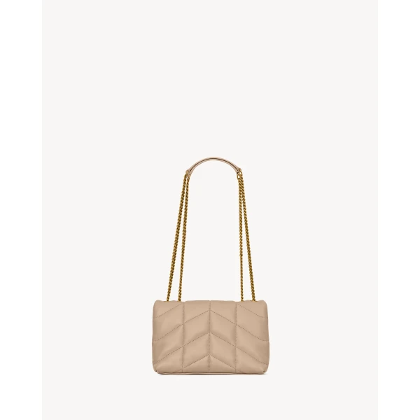 Saint Laurent Toy Puffer in lambskin, view 3