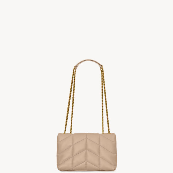 Saint Laurent Toy Puffer in lambskin designed in Paris