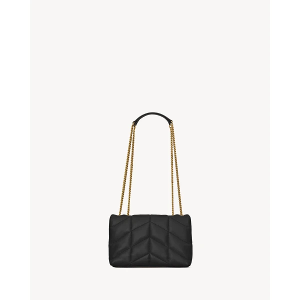 Saint Laurent Toy Puffer in lambskin, view 3