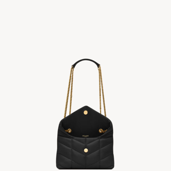 Saint Laurent Toy Puffer in lambskin designed in Paris