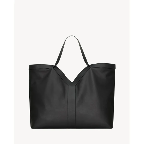 Saint Laurent Y MAXI tote in leather, view 2