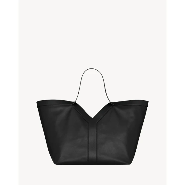 Saint Laurent Y TOTE IN LEATHER, view 3