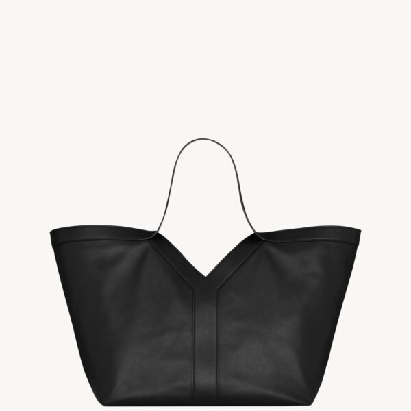 Saint Laurent Y TOTE IN LEATHER designed in Paris