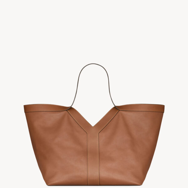 Saint Laurent Y TOTE IN LEATHER designed in Paris