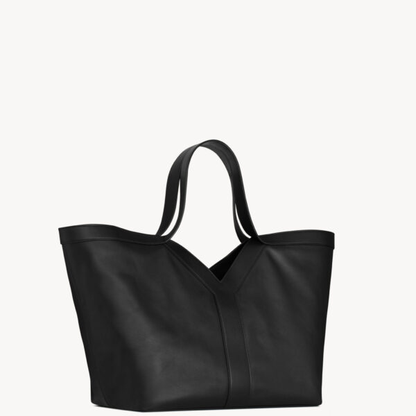 Saint Laurent Y TOTE IN LEATHER designed in Paris