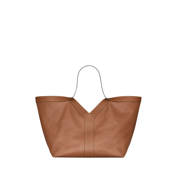 Saint Laurent Y TOTE IN LEATHER designed in Paris