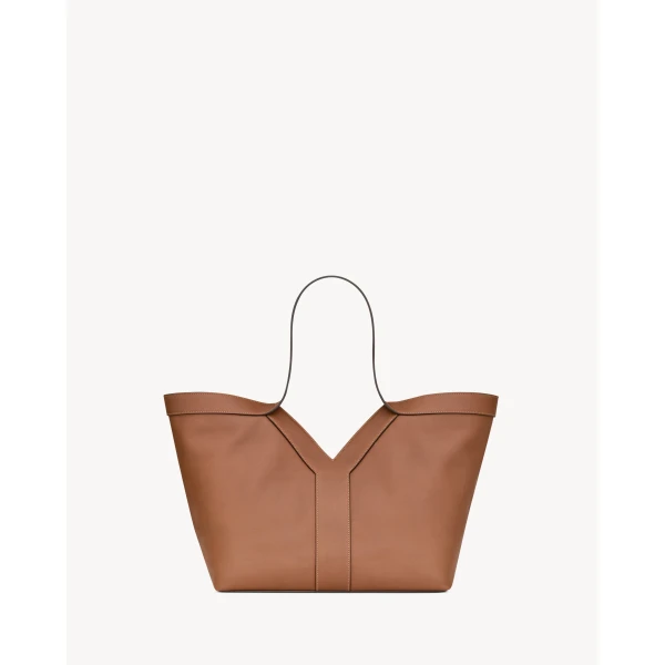 Saint Laurent Y small tote in leather, view 3