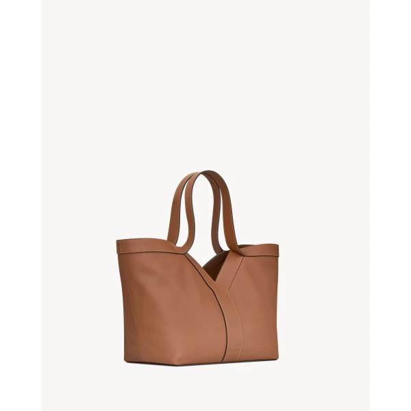 Saint Laurent Y small tote in leather, view 5