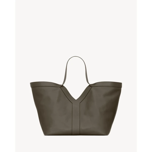 Saint Laurent Y tote in leather, view 3