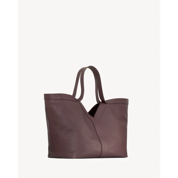 Saint Laurent Y tote in leather, view 5