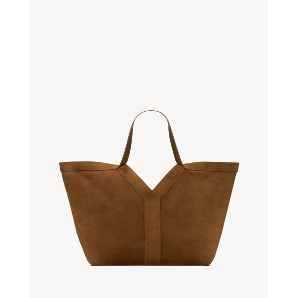 Saint Laurent Y tote in suede, view 3