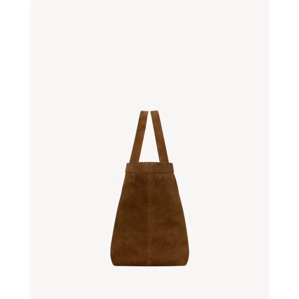 Saint Laurent Y tote in suede, view 4
