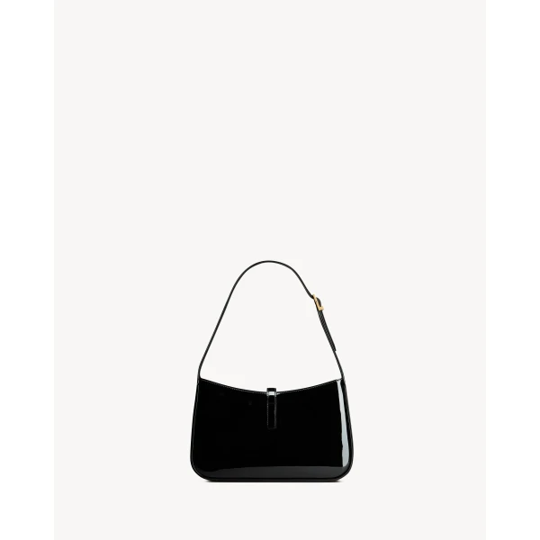 Saint Laurent le 5 à 7 in patent leather, view 3