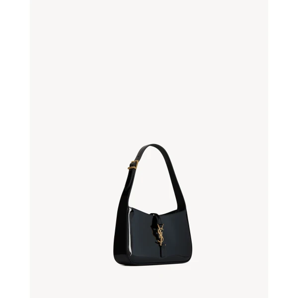 Saint Laurent le 5 à 7 in patent leather, view 5
