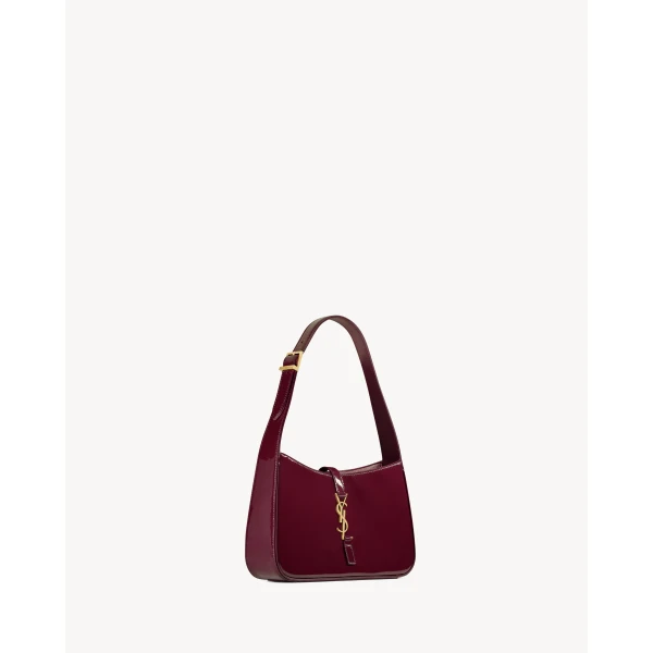 Saint Laurent le 5 à 7 in patent leather, view 5