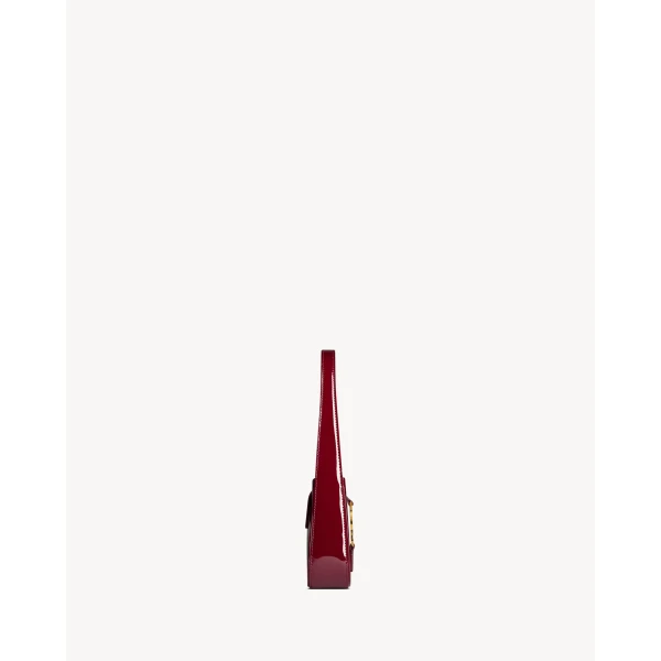 Saint Laurent mini LE 5 À 7 in patent leather, view 4