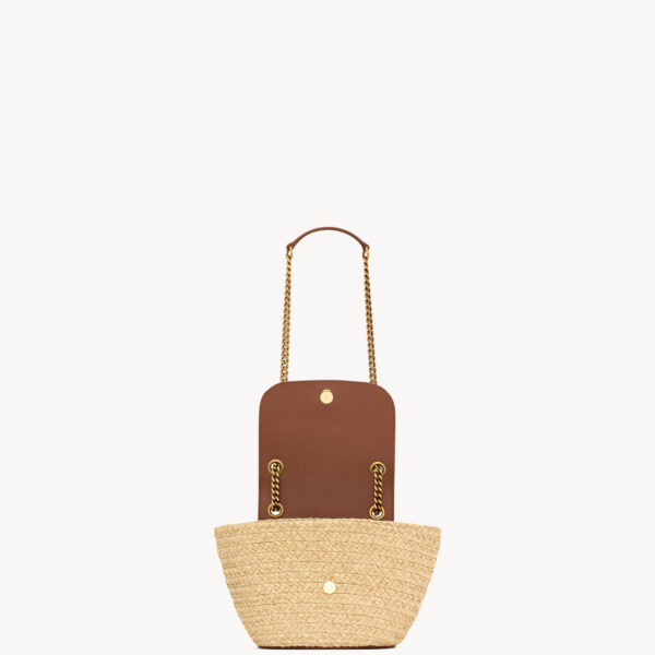 Saint Laurent mini Manon in raffia designed in Paris