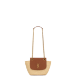 Saint Laurent mini Manon in raffia designed in Paris