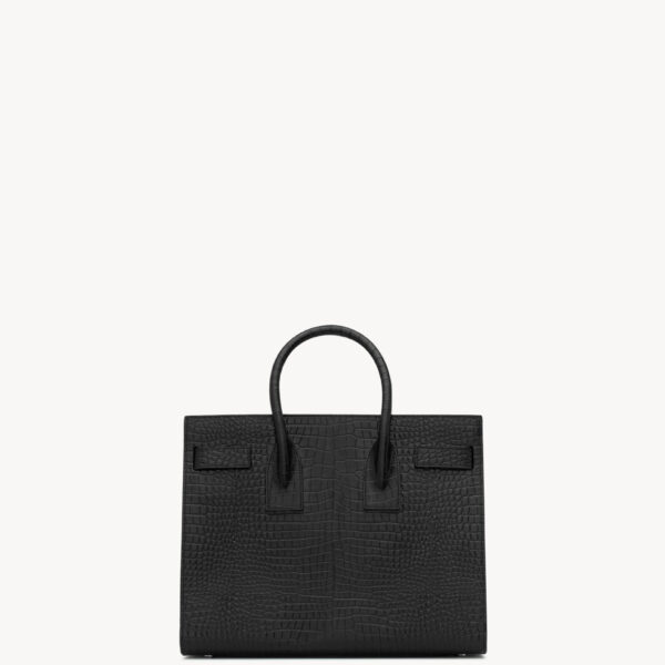 Saint Laurent sac de jour in CROCODILE-EMBOSSED leather - small designed in Paris
