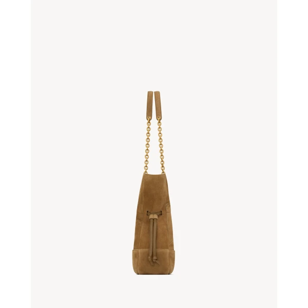 Saint Laurent small JAMIE SHOPPING in suede, view 3