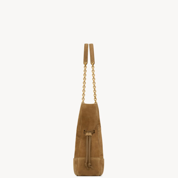 Saint Laurent small JAMIE SHOPPING in suede designed in Paris