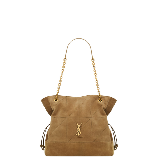 Saint Laurent small JAMIE SHOPPING in suede designed in Paris