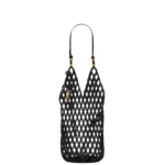 Saint Laurent supple bucket in wood beads designed in Paris