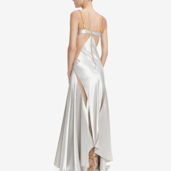 Schiaparelli Bias Cut Jewelled Straps Slip Dress Dresses in Schiaparelli Authentic Luxury Fashion at Coveti