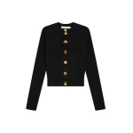 Schiaparelli Bijoux Buttons Cardigan Knitwear in Schiaparelli Authentic Luxury Fashion at Coveti