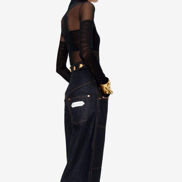 Schiaparelli Body Double Mesh Bodysuit in Schiaparelli Authentic Luxury Fashion at Coveti