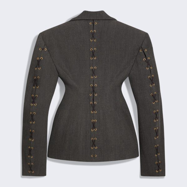 Schiaparelli Broad Shoulders Jacket Jackets in Schiaparelli Authentic Luxury Fashion at Coveti