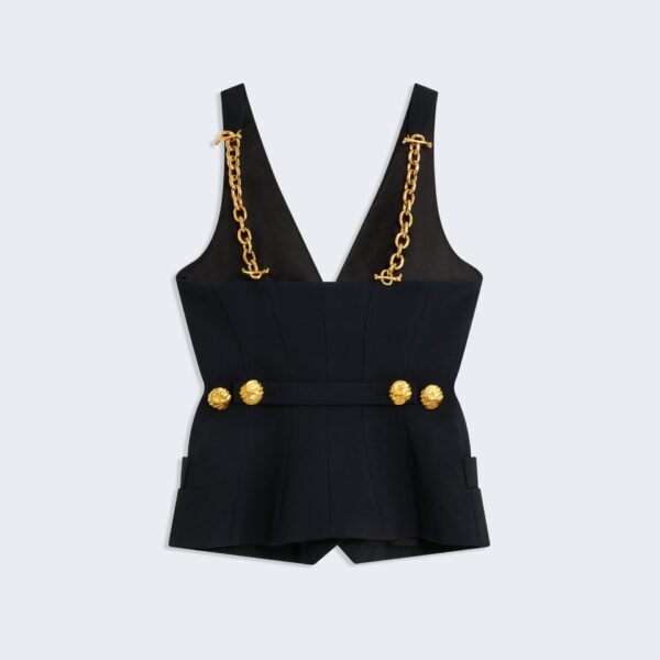 Schiaparelli Chain Bijoux Gilet Jackets in Schiaparelli Authentic Luxury Fashion at Coveti
