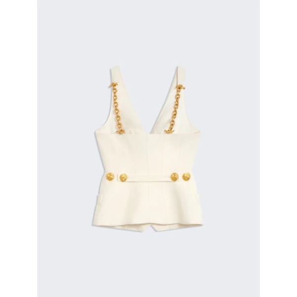 Schiaparelli Chain Bijoux Gilet Jacket, view 4