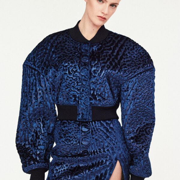 Schiaparelli Cropped Bomber Jackets in Schiaparelli Authentic Luxury Fashion at Coveti