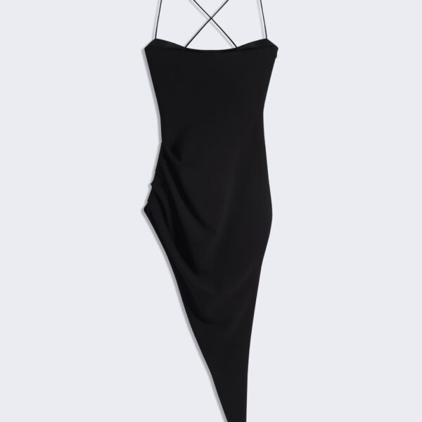 Schiaparelli Crossed Thin Straps Dress Dresses in Schiaparelli Authentic Luxury Fashion at Coveti