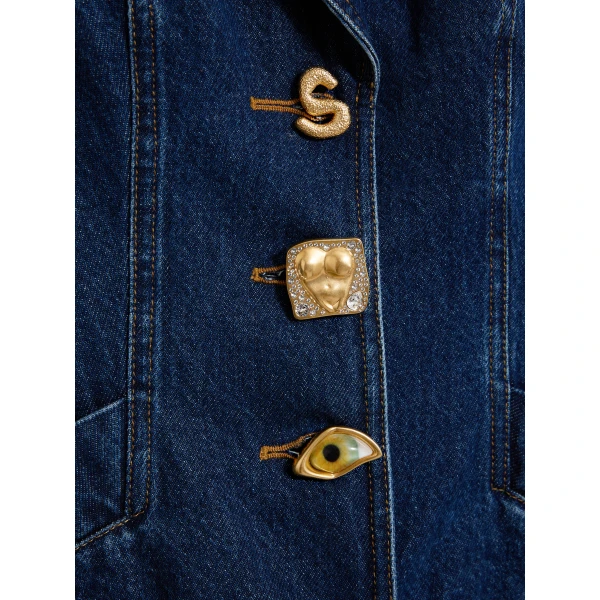 Schiaparelli Denim Basque Jacket, view 5