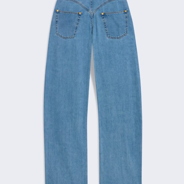 Schiaparelli Denim Cowboy Pants Pants in Schiaparelli Authentic Luxury Fashion at Coveti