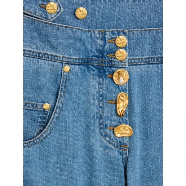 Schiaparelli Denim Cowboy Pants, view 3
