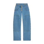 Schiaparelli Denim Cowboy Pants Pants in Schiaparelli Authentic Luxury Fashion at Coveti