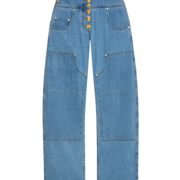 Schiaparelli Denim Cowboy Pants Pants in Schiaparelli Authentic Luxury Fashion at Coveti
