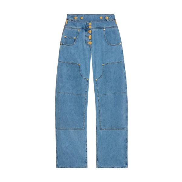 Schiaparelli Denim Cowboy Pants Pants in Schiaparelli Authentic Luxury Fashion at Coveti