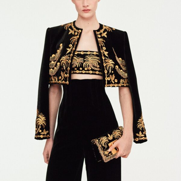 Schiaparelli Embroidered Bandeau Top Tops in Schiaparelli Authentic Luxury Fashion at Coveti
