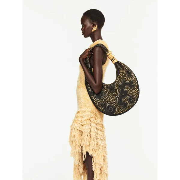 Schiaparelli Faux Fur Effect Knitted Dress, view 5