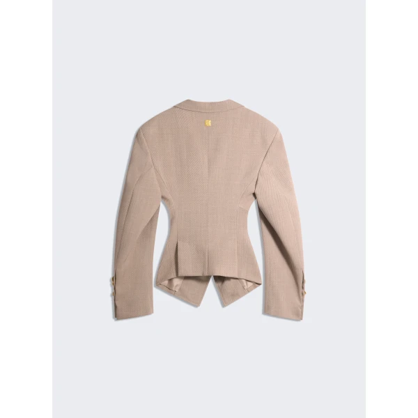Schiaparelli Gathered Tailored Jacket, view 3