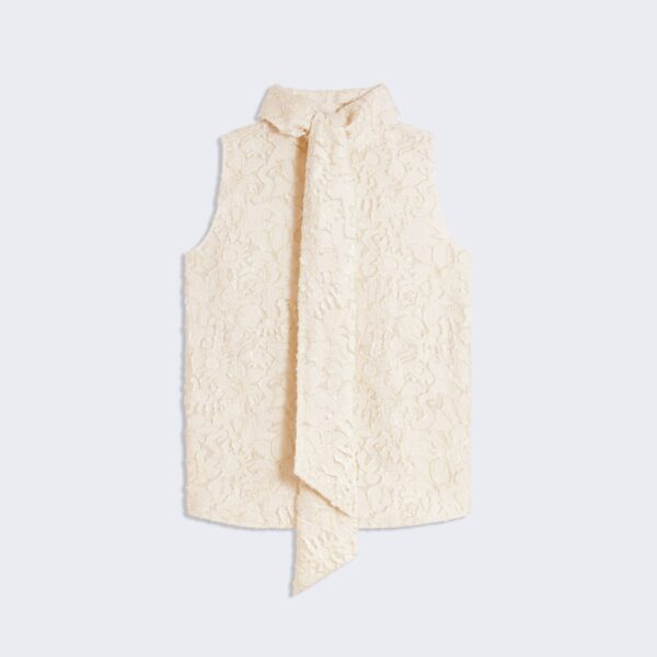 Schiaparelli High Neck Blouse Tops in Schiaparelli Authentic Luxury Fashion at Coveti